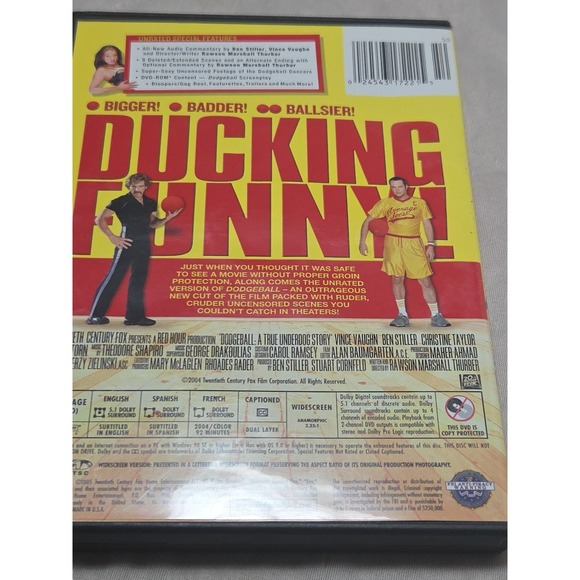 Dodgeball: True Underdog Story (DVD, 2004) - Picture 2 of 5